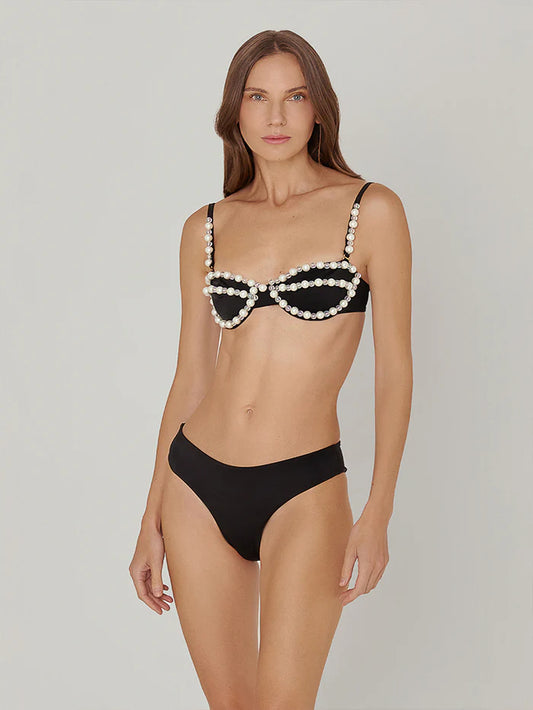 SILVANA BLACK LOW WAIST BIKINI