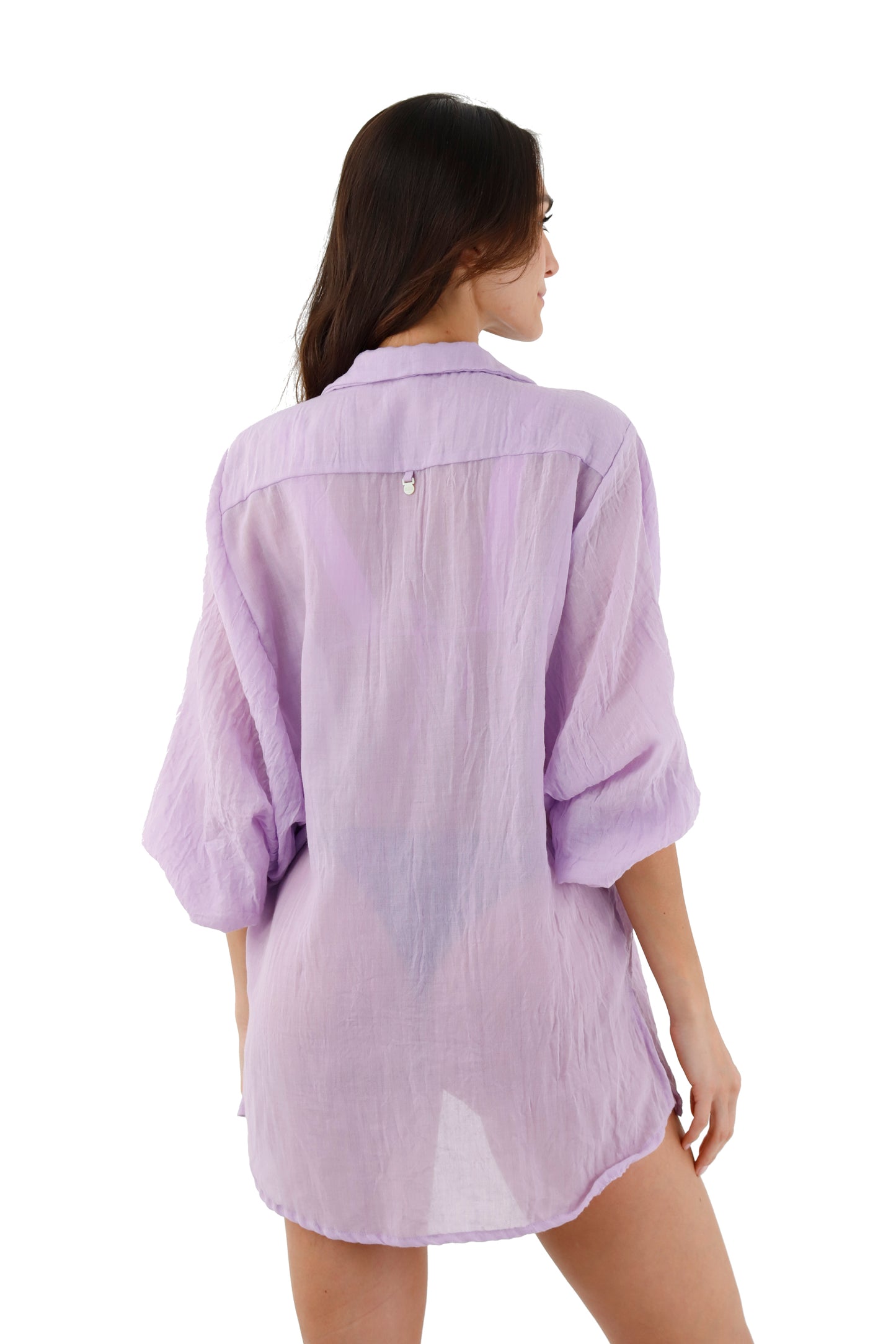 FLOWING ORCHID LILAC SHIRT