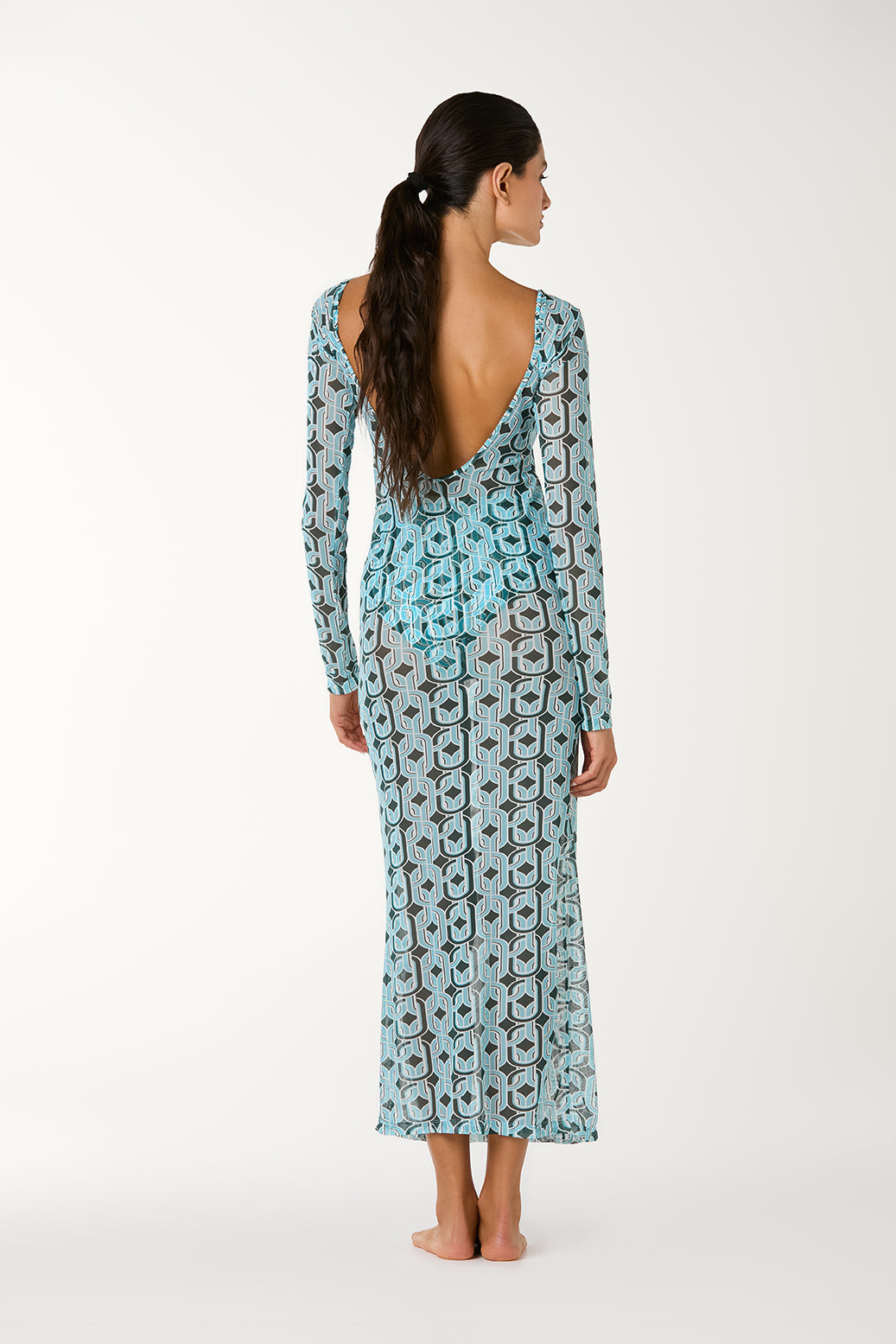 VERDANT CHASE MAYA LONG DRESS