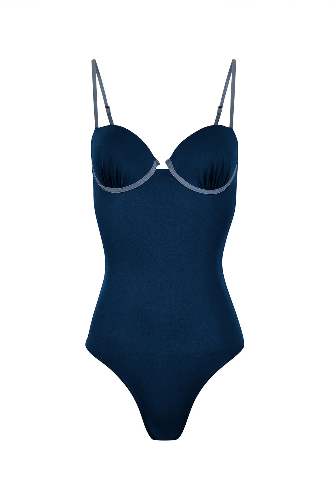 FLOATING OVER THE SEA NIGHT BLUE ONE PIECE