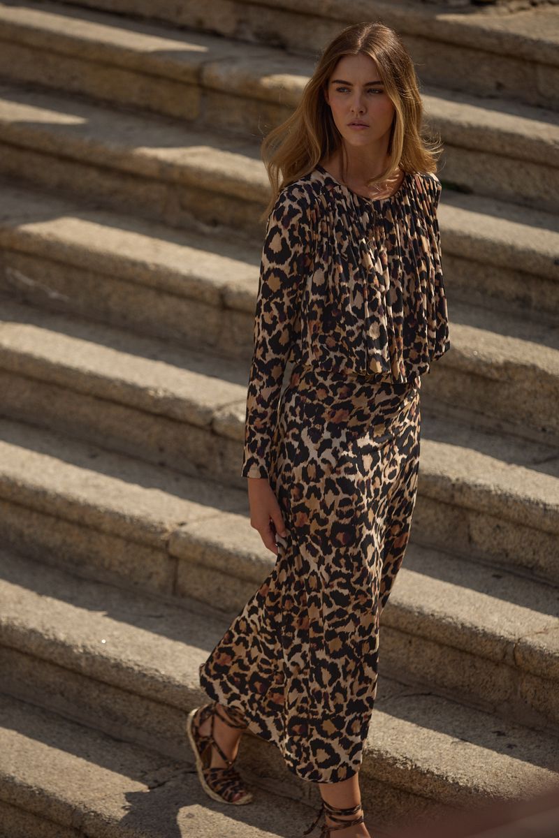 SIENNA ANIMAL PRINT DRESS