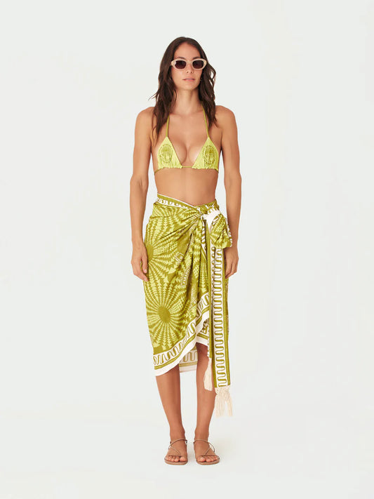 PARADISE FEELING LIME SARONG