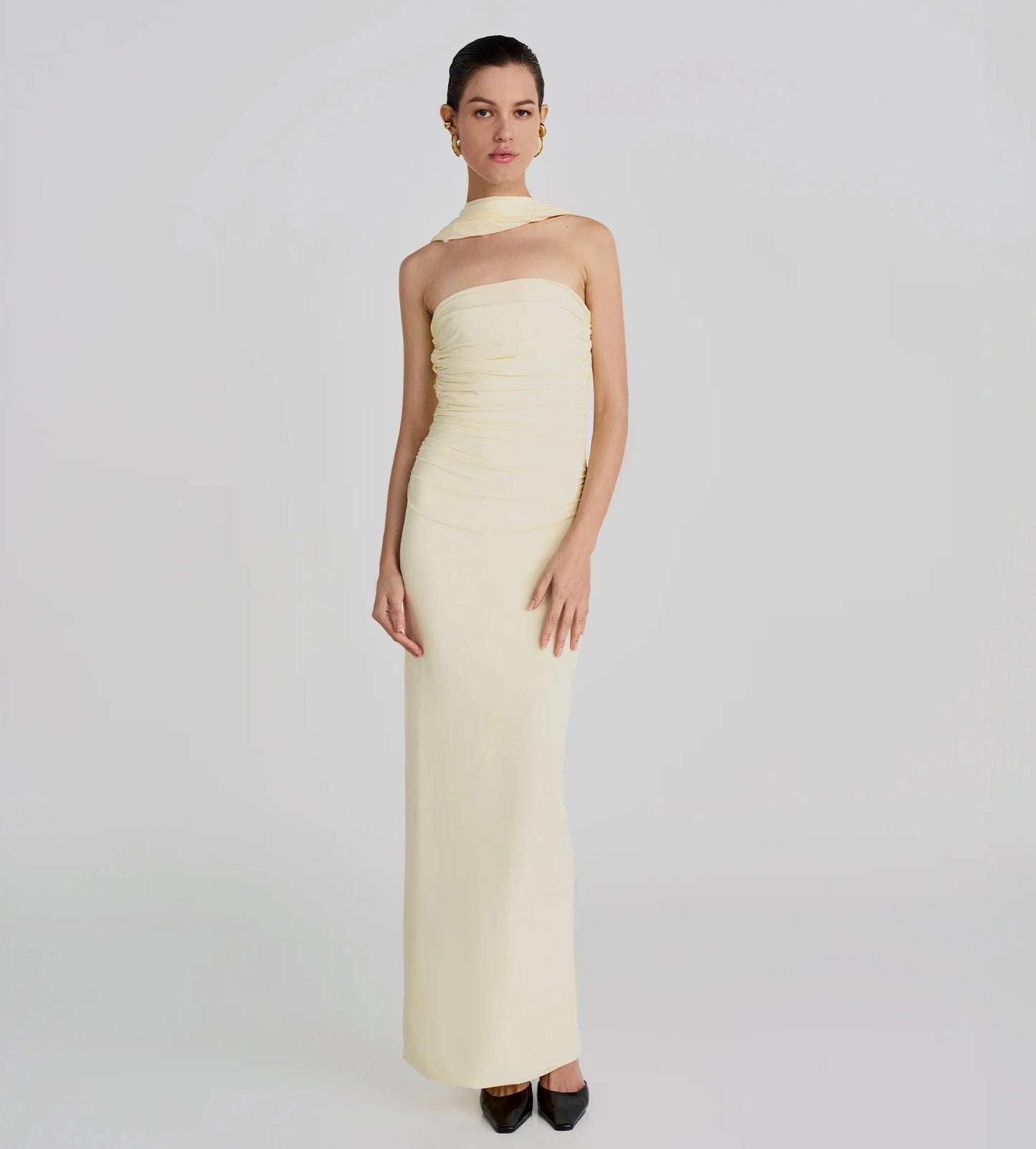 MULETT IVORY DRESS