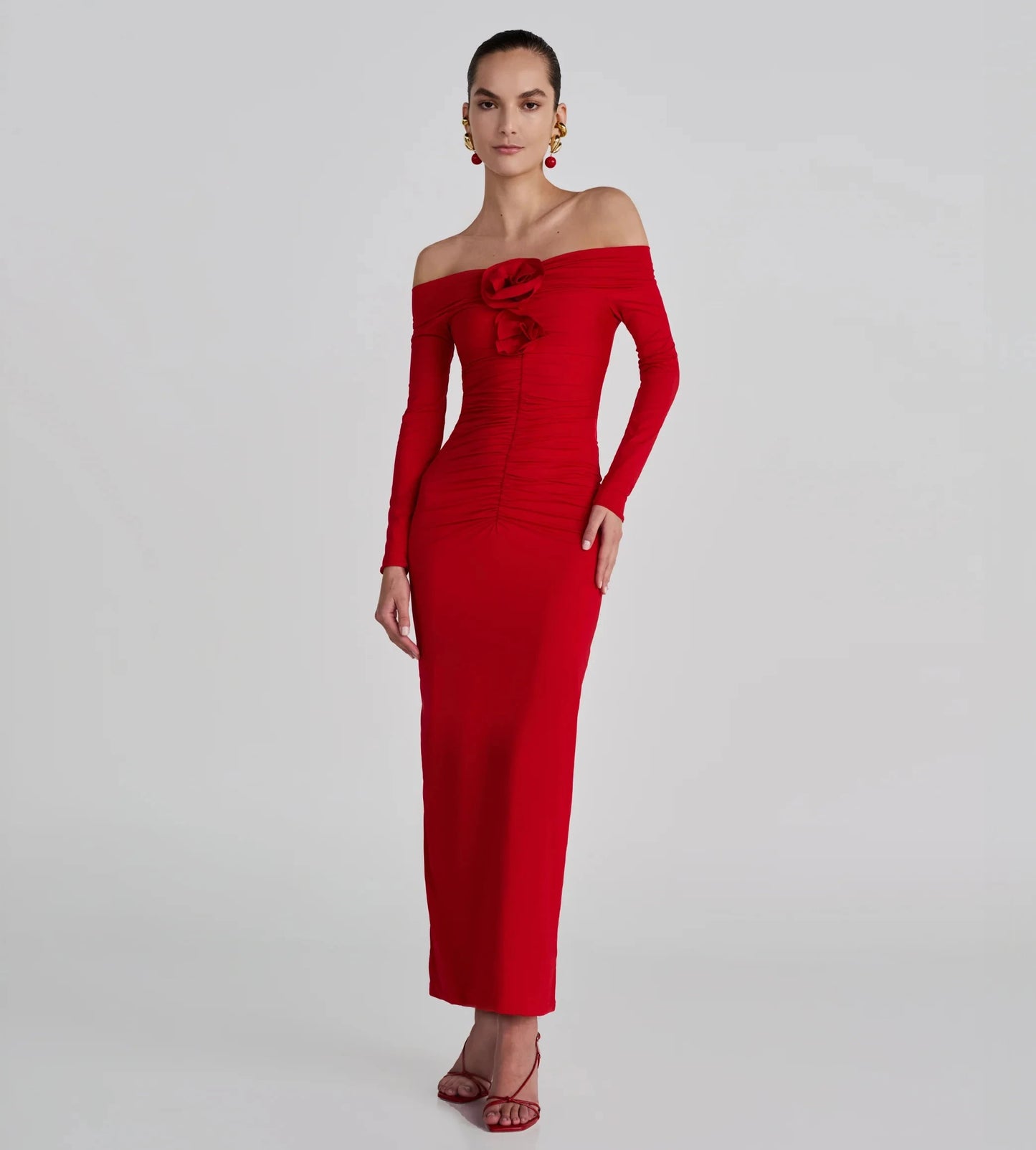 HELOISA RED DRESS