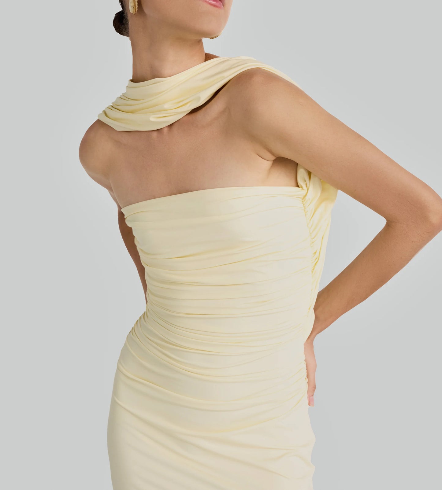 MULETT IVORY DRESS