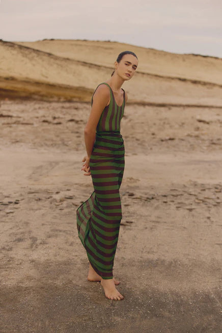 OLIVE COAST SARONG