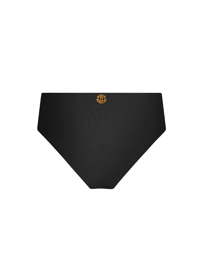 HOJAS BLACK HIGH WAIST BIKINI