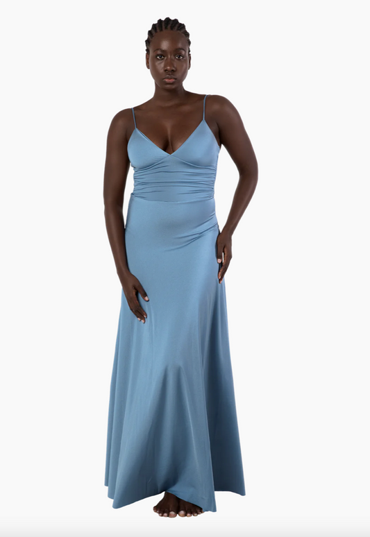 CINDY BODY DRESS RIVER BLUE