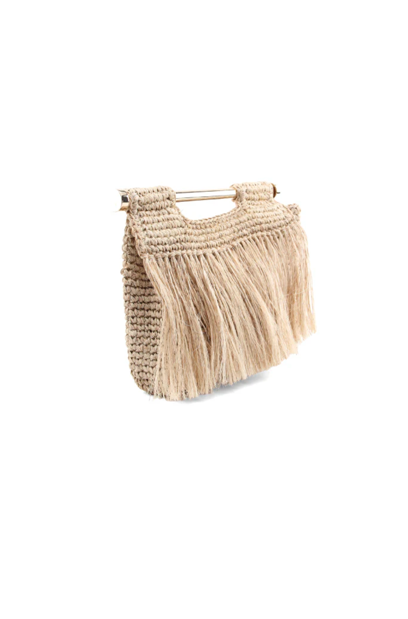 ARIA BEIGE CLUTCH