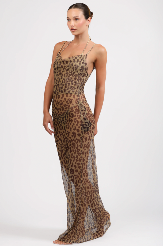 SHIRA ANIMAL PRINT DRESS