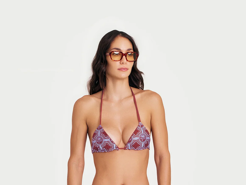 BIKINI RECORDS REVERSIBLE BURGUNDY