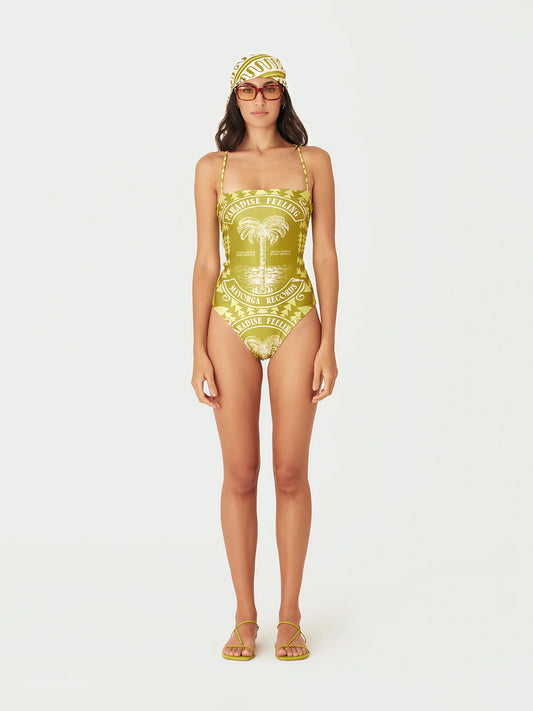 PARADISE FEELING LIME ONE PIECE