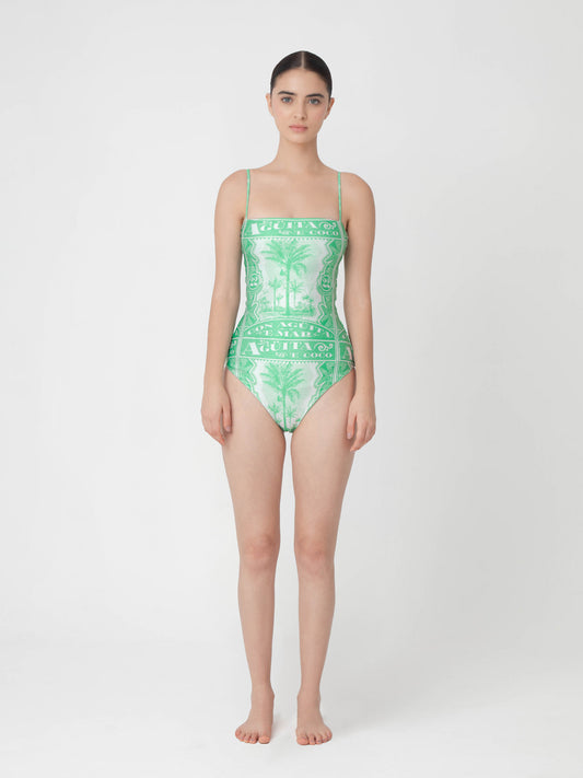 ANTOJITO GREEN ONE PIECE REVERSIBLE